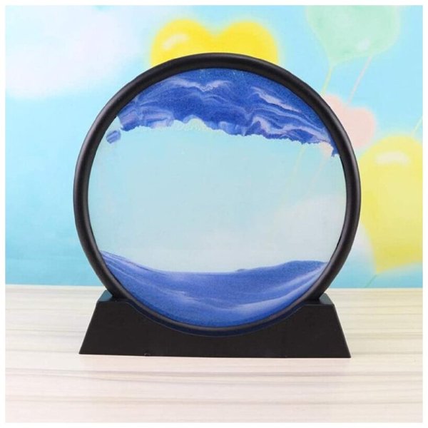 Круглая Песочная картина зыбучий песок