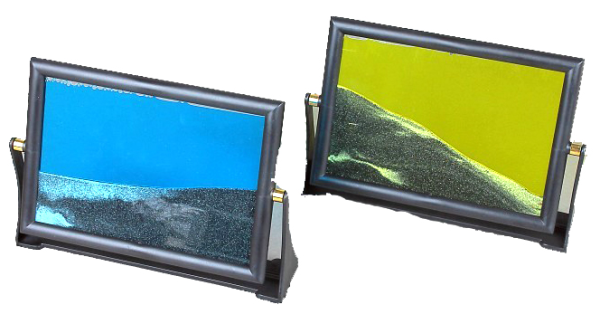 Песочные картины в рамке