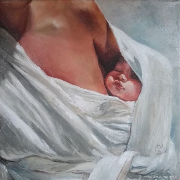 Младенец картина маслом