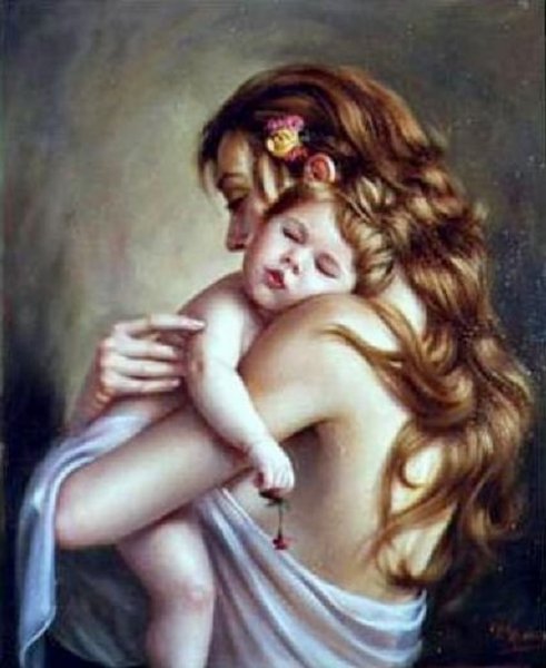 Клаудия Трембле картины материнство