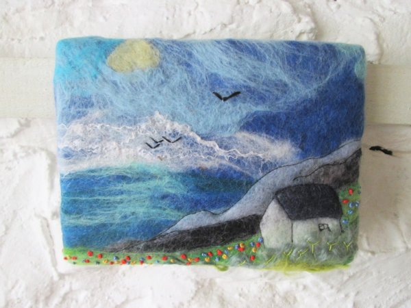 Панно валяние из шерсти