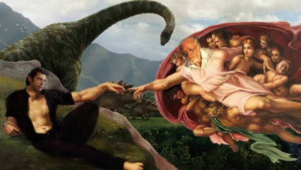 Микеланджело Сотворение Адама
