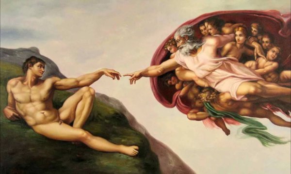 Микеланджело Буонарроти. «Сотворение Адама» (1511)