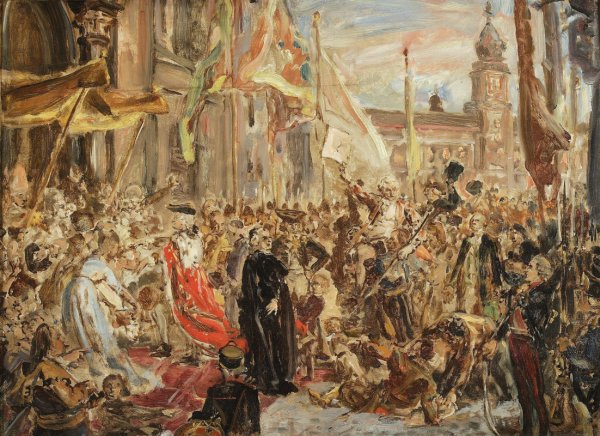 Ян Матейко. "Стефан Баторий под Псковом". 1872 Г.