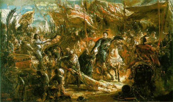 Ян Матейко призвание евреев в Польшу 1096 год