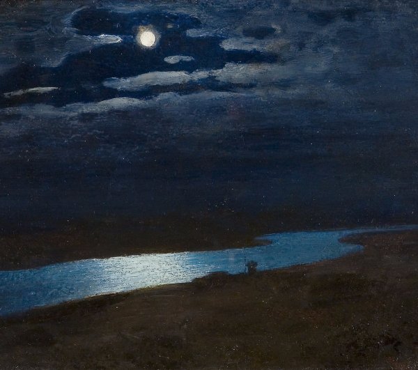 Куинджи Лунная ночь на Днепре 1880