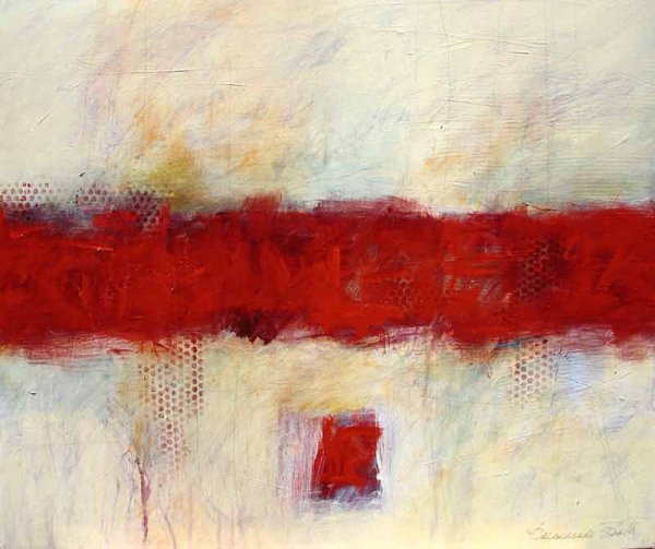 Красные абстрактные картины