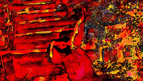 Картина в красных тонах