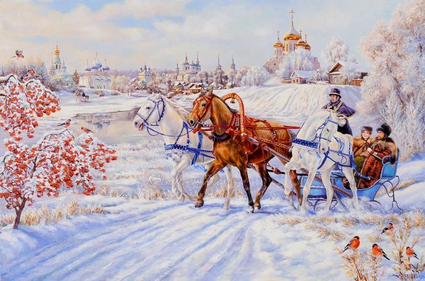 Александровский Александр художник-Каргополь