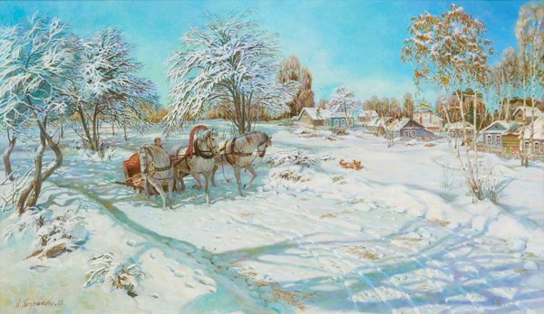 Художник Жданов Владимир тройка