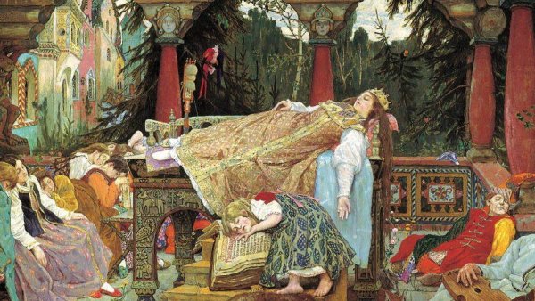 Виктор Васнецов спящая Царевна