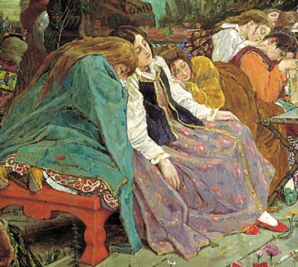 Васнецов Виктор Михайлович спящая красавица