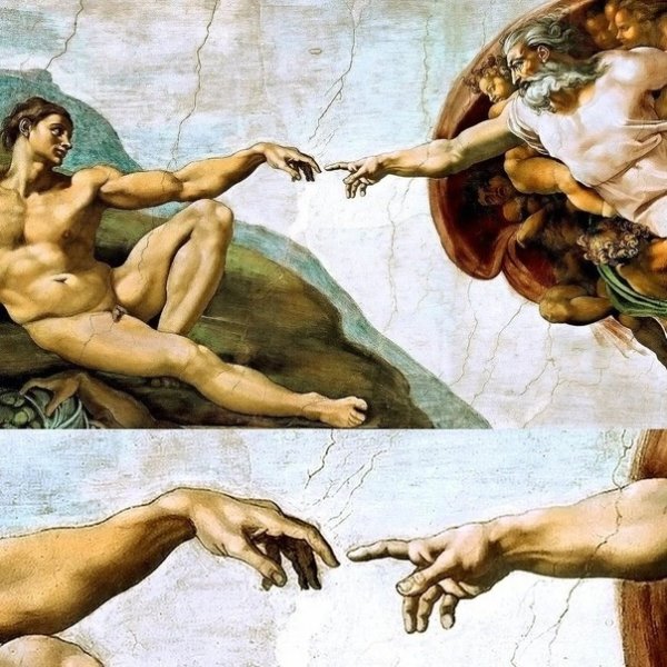 Микеланджело Буонарроти Сотворение Адама