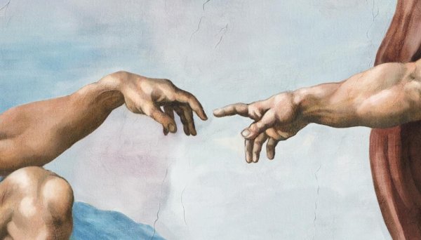 Рафаэль Сотворение Адама