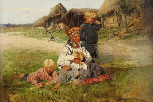 Владимир Егорович Маковский крестьянка