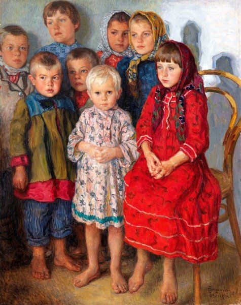 Николай Петрович Богданов-Бельский (1868-1945) пастух