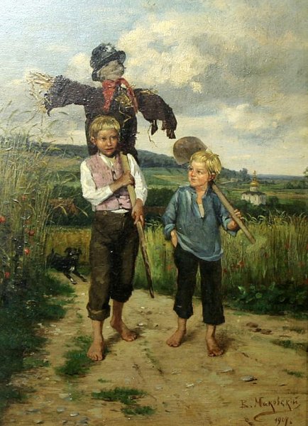 Владимир Маковский крестьянские мальчики