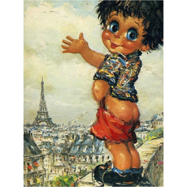 Дети на улицах Парижа. Michel Thomas