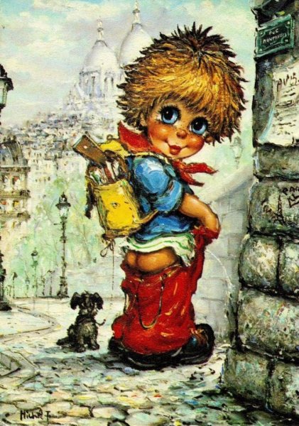 Художник иллюстратор Michel Thomas