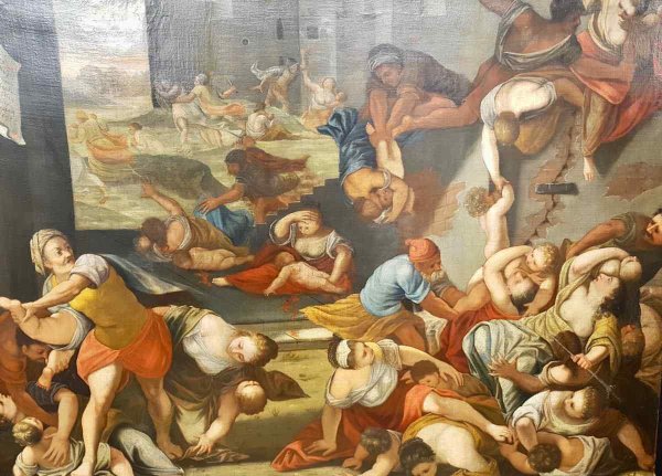 Избиение младенцев картина Тинторетто