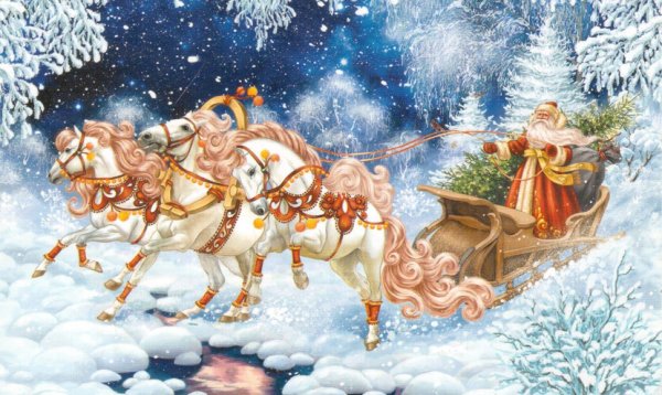 Сказочный зимний лес