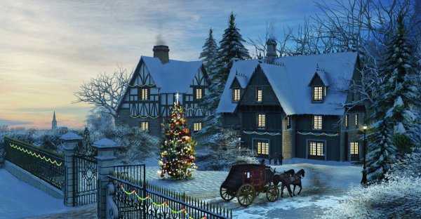 Ким Хаскинс коты новогодние