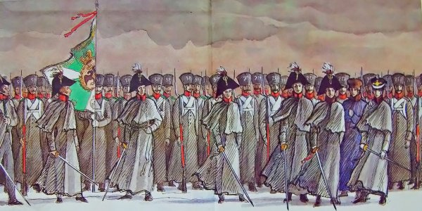 Сенатская площадь после Восстания Декабристов