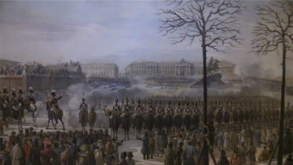 Картина Тимма восстание Декабристов 1825