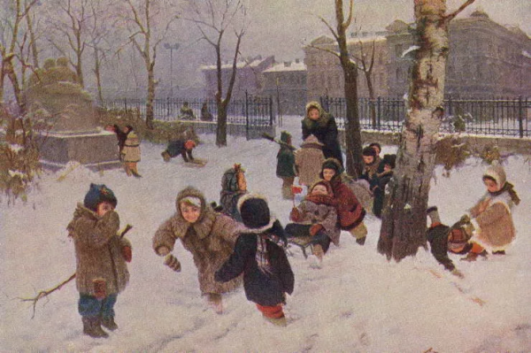 Николай Ульянов «Снегири. Детский сад»,