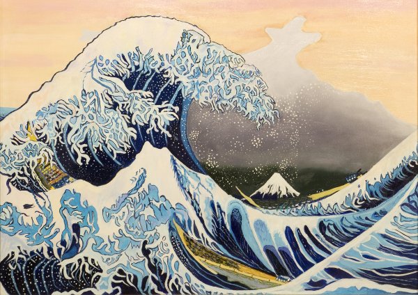 Кацусика Хокусай большая волна