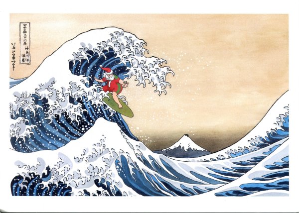 Кацусика Хокусай большая волна в Канагаве