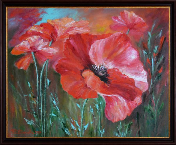 Картина маки Лихобабин Воронеж