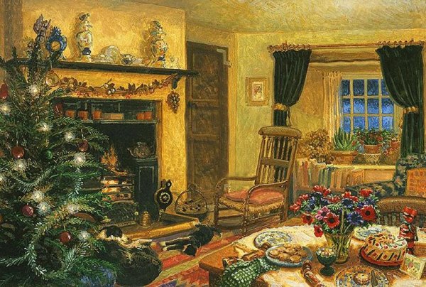 Художник Стефан Дербишир(Stephen Darbishire) Рождество