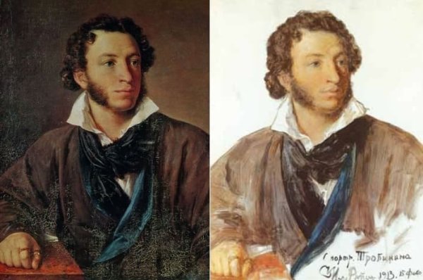 Василий Андреевич Тропинин Пушкин портрет