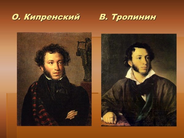 Портрет Пушкина 1827 Тропинин