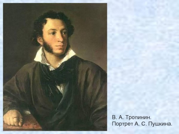Василий Андреевич Тропинин Пушкин