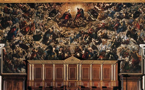 Картина рай Тинторетто