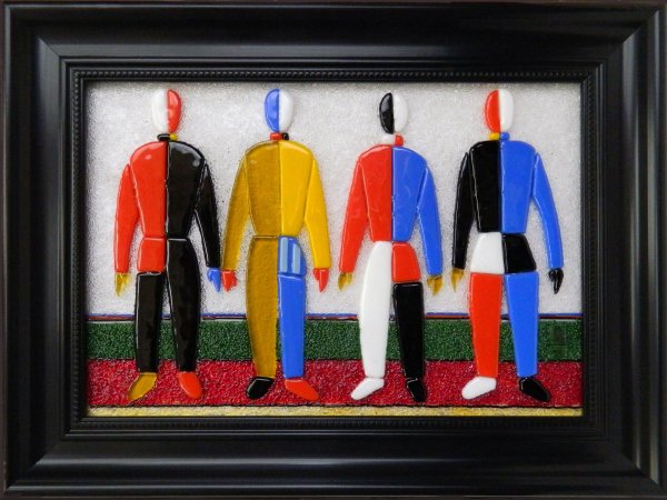 Малевич атлеты картина