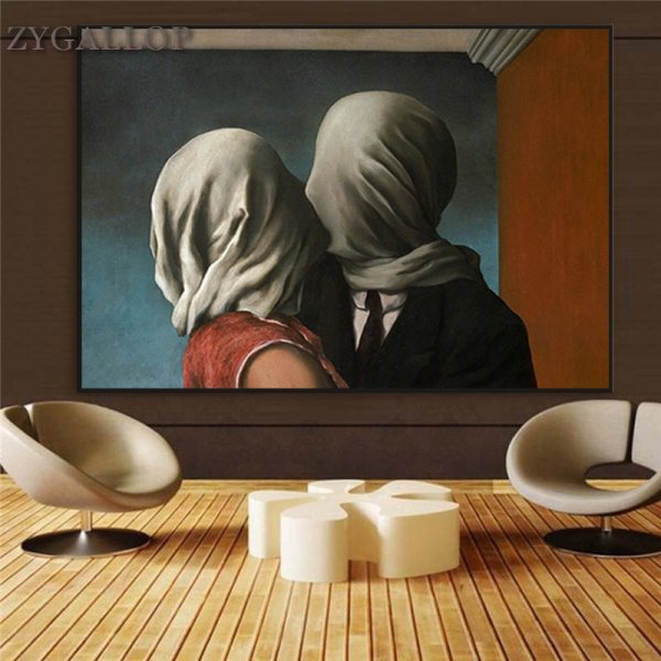 Рене Магритт влюбленные