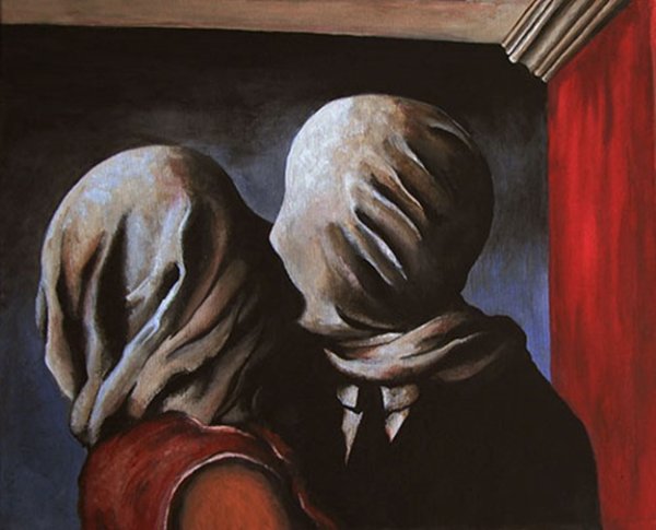 Рене Магритт влюбленные 1928 оригинал