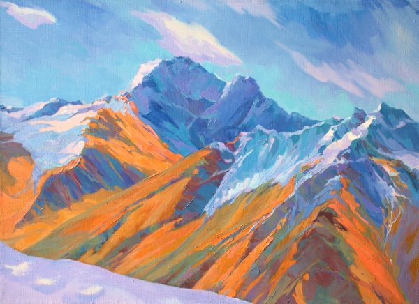 Азат Азатян художник картины горы маслом