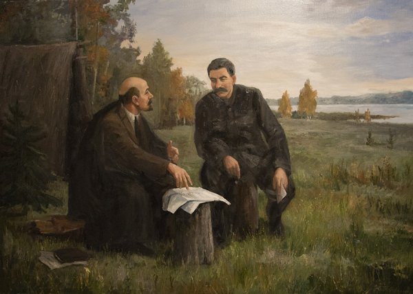 Иван Владимиров Ленин и Сталин в разливе