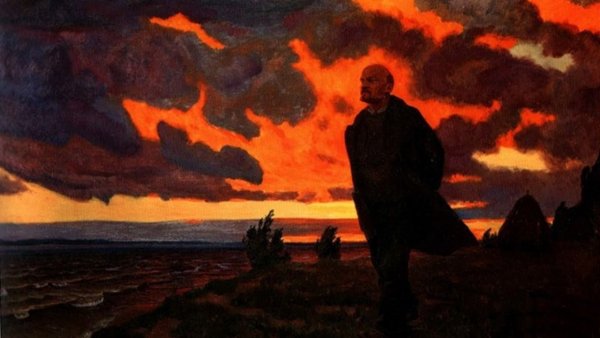 Рылов Аркадий Александрович в. и. Ленин в разливе в 1917 году
