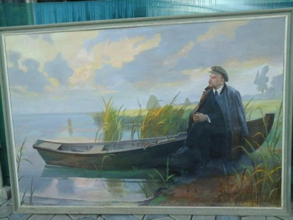 Пластов Ленин в разливе