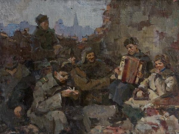 После боя картина