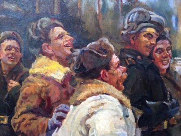 Юрия Непринцева "отдых после боя" (1951)