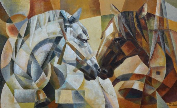 Зебра Пикассо кубизм