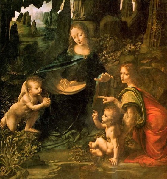 Мадонна в гроте Леонардо да Винчи