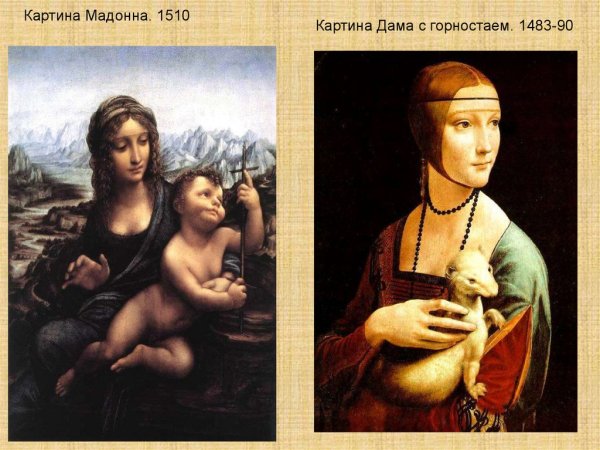 Леонардо да Винчи Мадонна с веретеном