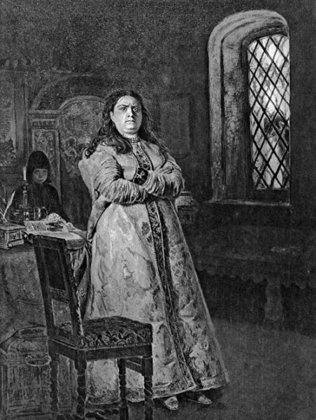 Царевна София в девичьем монастыре